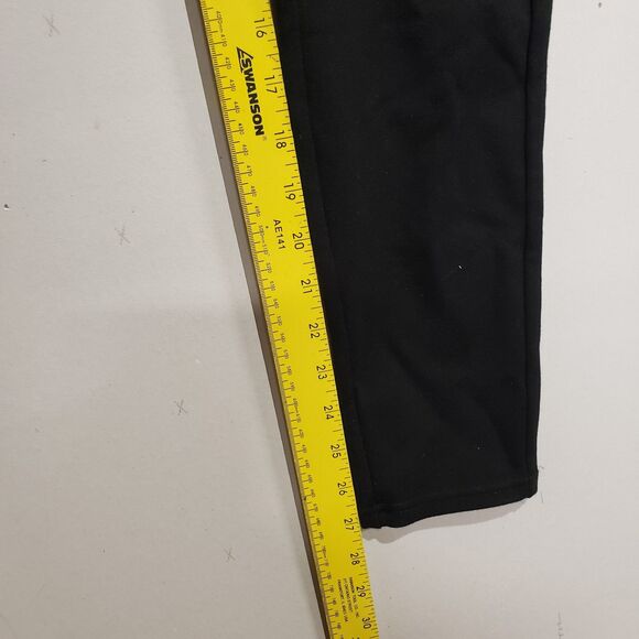 Zara Body Slimming Leggings Trousers Medium Black Side Zipper - Picture 8 of 8